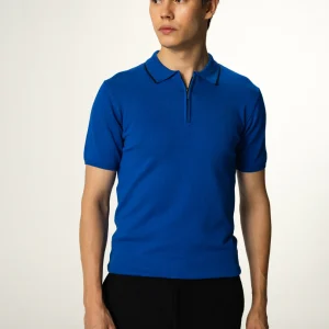 Lux Cozi Mens Cotton Solid Relaxed Fit Polo Shirt